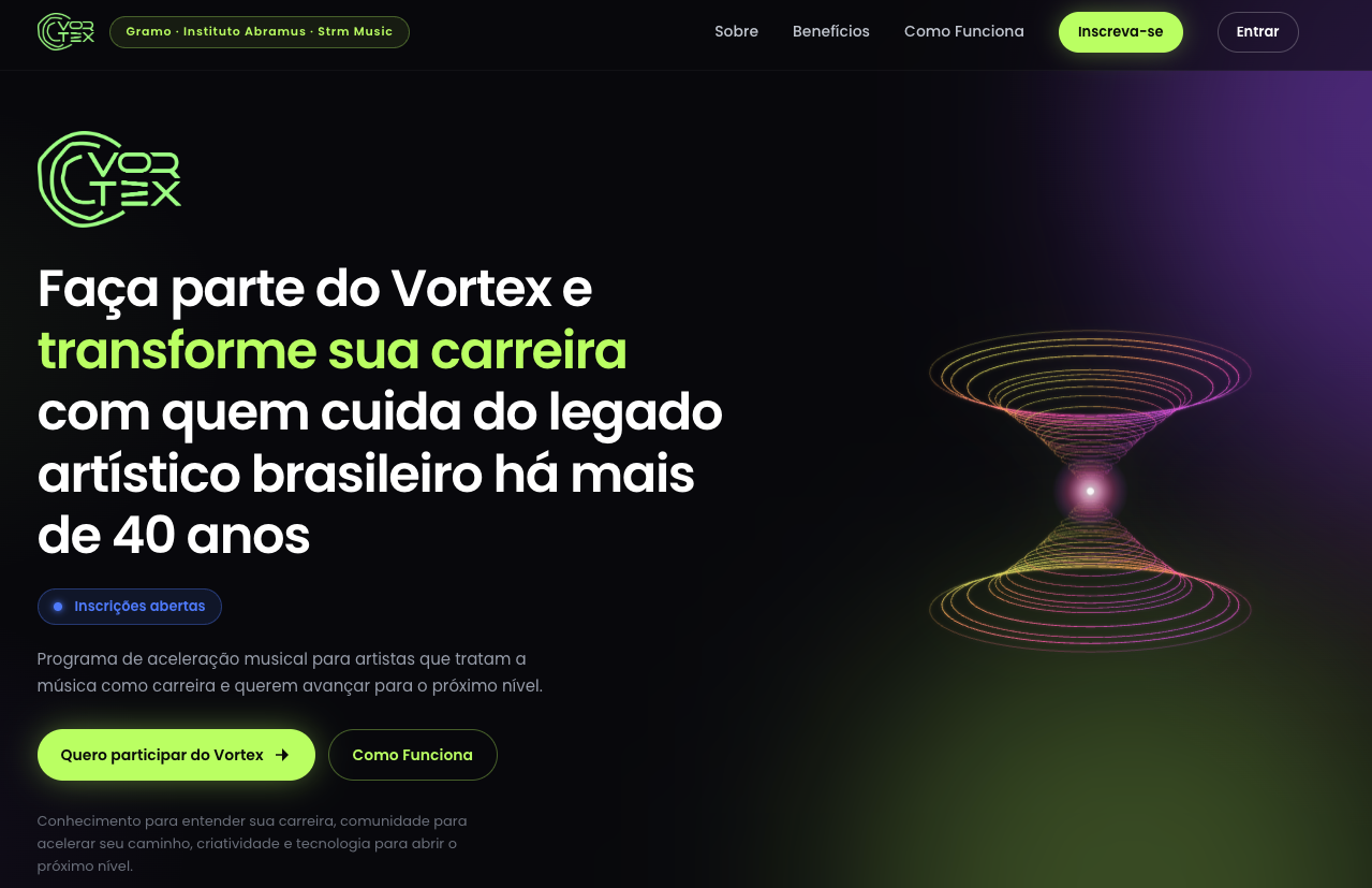 Vortex — capa do case